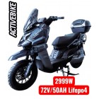 Електричний мопед Corso Maverick RS MR-805922 (2999W, 72V/50AH) літій-залізо-фосфатний